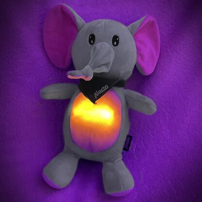 Knuffel olifant - nachtlampje - muziekknuffel
